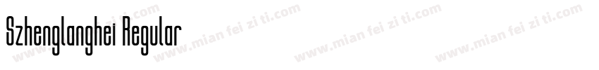 Szhenglanghei Regular字体转换